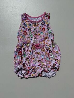Little Snuggles - Little Princess Bamboo Romper - 4T